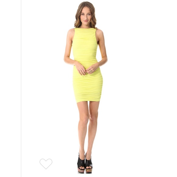 Alice + Olivia Air Ruched Tank Dress Fitted Dress - Picture 2 of 5